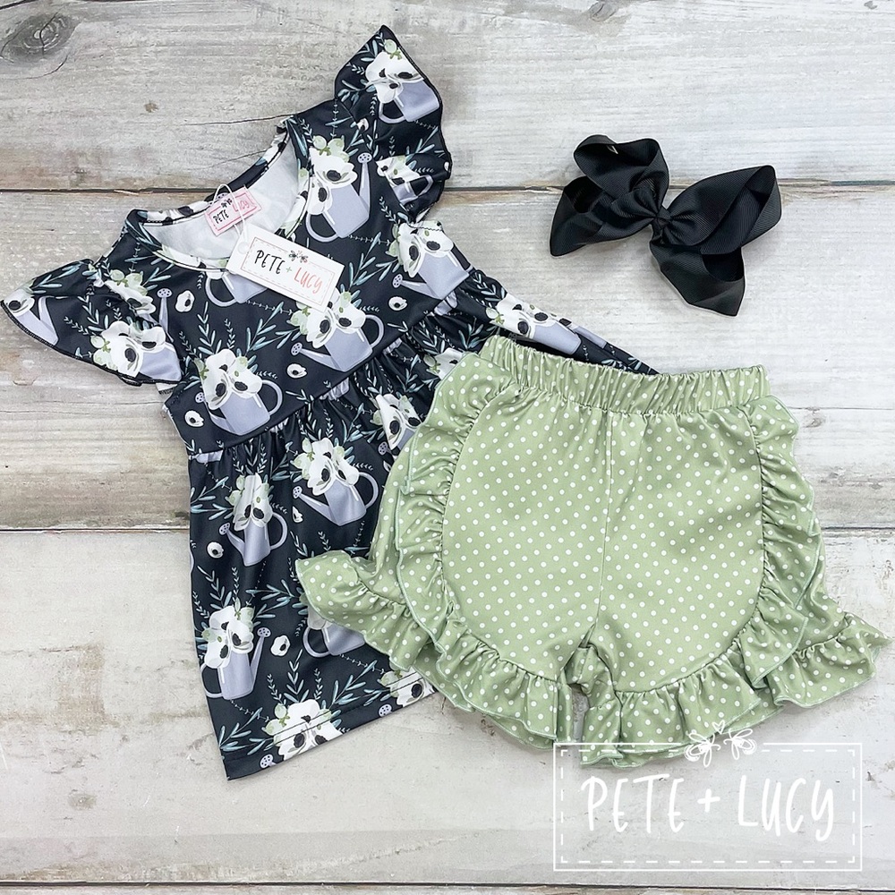 Matching pete+ lucy floral set